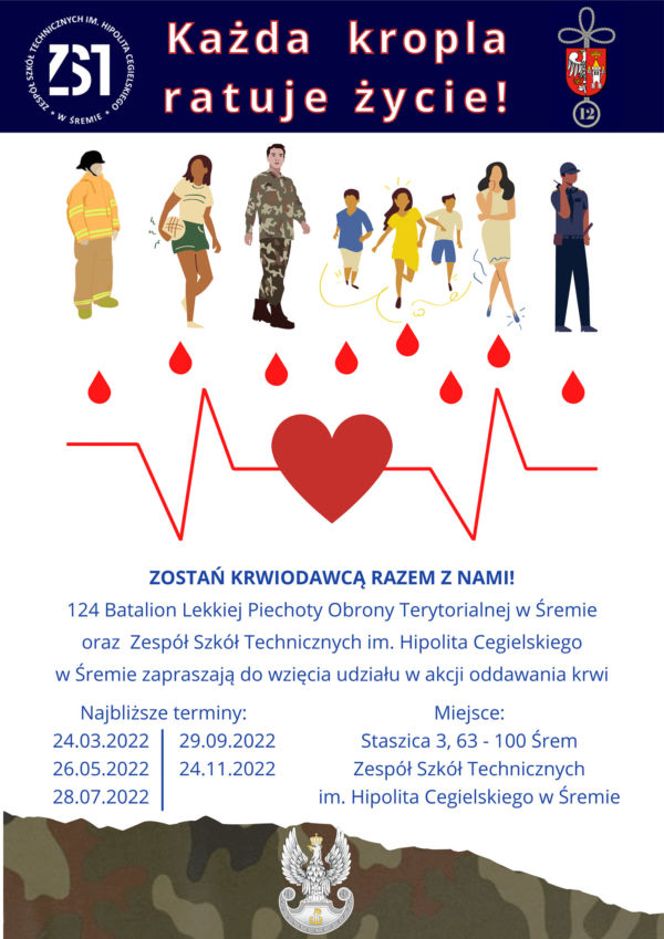 Akcja krwiodawstwa - Każda kropla ratuje życie