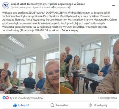 Jobshadowing ZST ŚREM