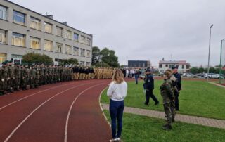 Zajęcia Specjalizacji Klas Mundurowych z Policją i Wojskiem w ZST